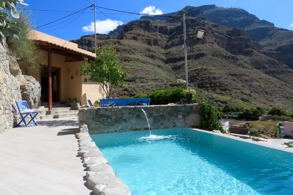 Casa Con Piscina Privada En Cercados De Espino Las Casillas (Mogan) Exterior foto