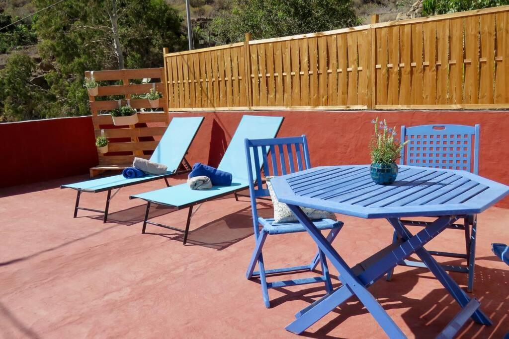 Casa Con Piscina Privada En Cercados De Espino Las Casillas (Mogan) Exterior foto
