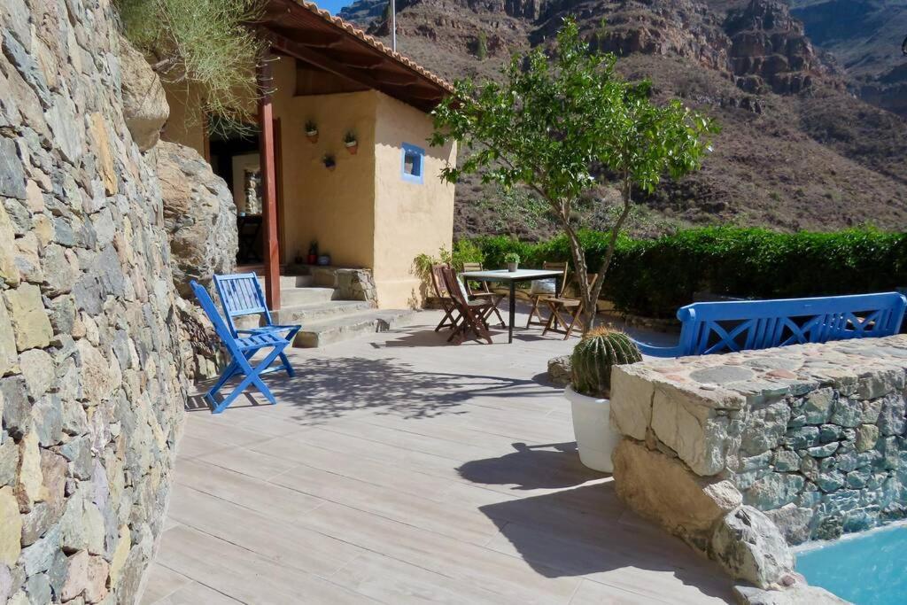 Casa Con Piscina Privada En Cercados De Espino Las Casillas (Mogan) Exterior foto