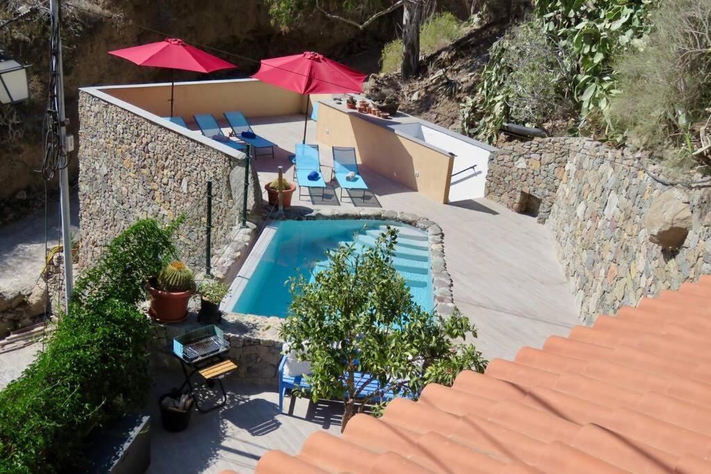 Casa Con Piscina Privada En Cercados De Espino Las Casillas (Mogan) Exterior foto